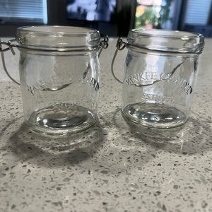 Yankee Candle Mini Canning Jar (Set Of 2) Tea Light Candle Holder
